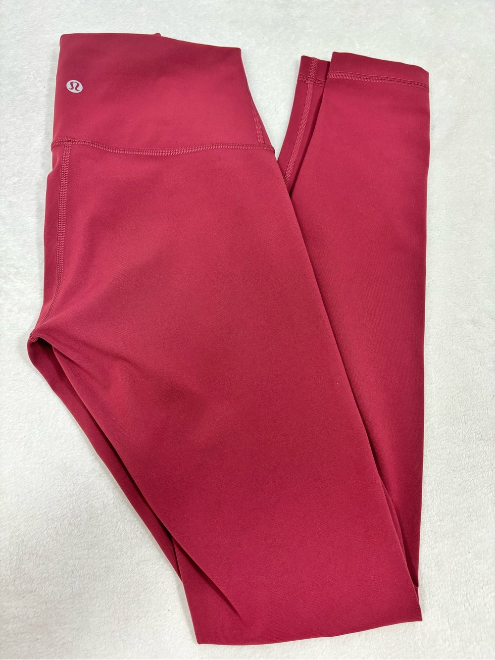 lululemon athletica High-Rise Burgundy Workout Leggings Size 4